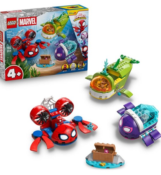 Конструктор LEGO Spidey Павук: Підводні транспортні засоби (11207)