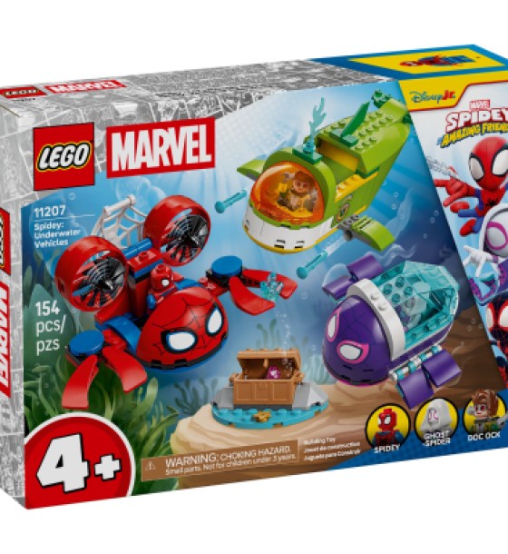 Конструктор LEGO Spidey Павук: Підводні транспортні засоби (11207)