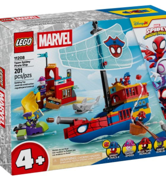 Конструктор LEGO Spidey Піратський корабель команди Павука (11208-)