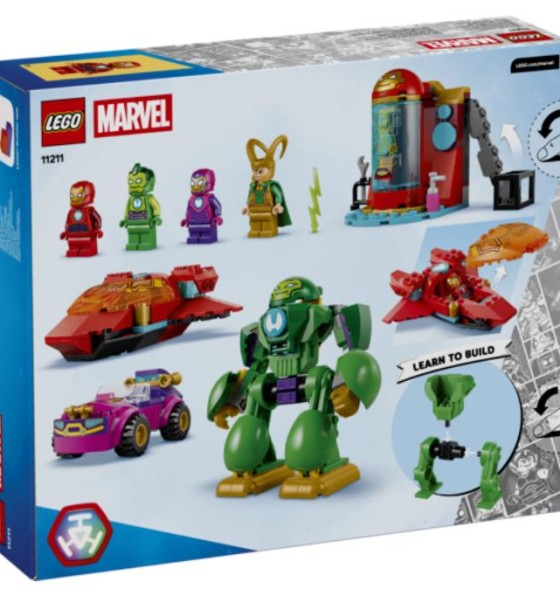 Конструктор LEGO Marvel Локі проти команди Залізної Людини (11211)