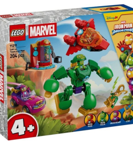Конструктор LEGO Marvel Локі проти команди Залізної Людини (11211)