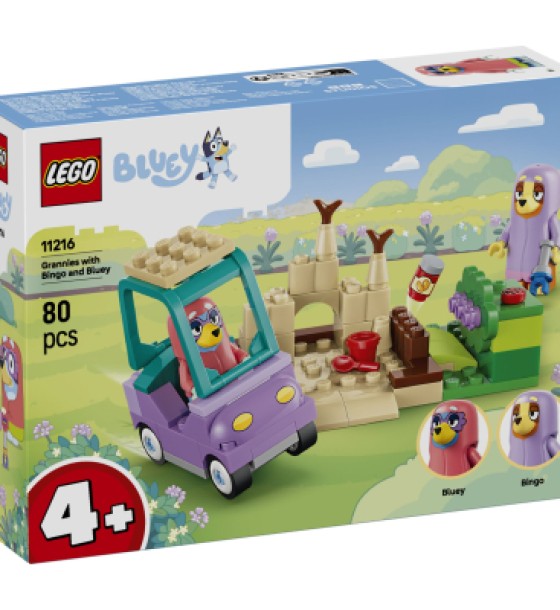 Конструктор LEGO Bluey «Бабусі» з Бінго та Блуї (11216)