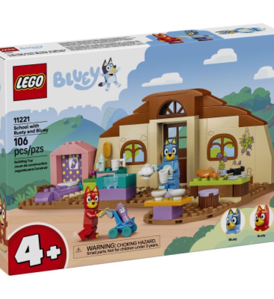 Конструктор LEGO Bluey Школа з Расті та Блуї (11221)