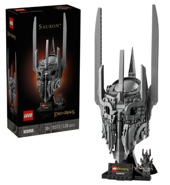 Конструктор LEGO Icons Володар перснів: шолом Саурона (11373)