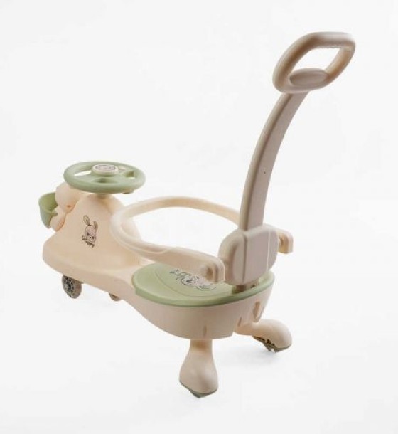 Каталка-толокар JOY LD-396-58 (1) колеса PU зі світлом, музика та світло, захисний бампер, батьківська ручка, в коробці