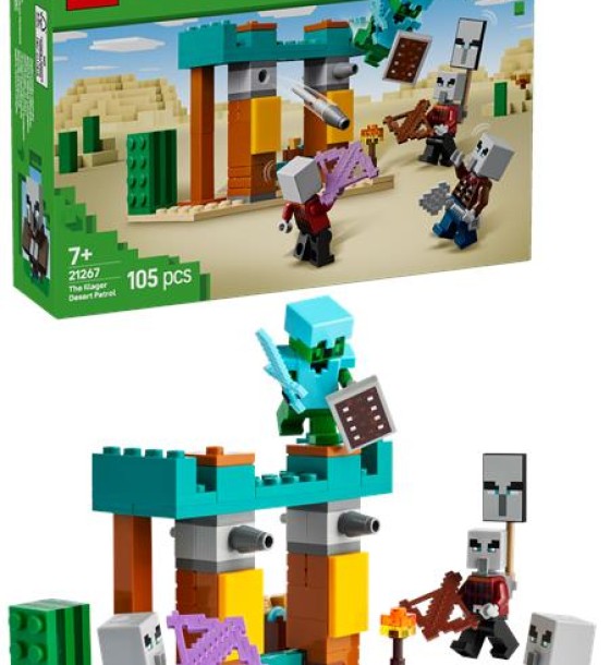 Конструктор LEGO Minecraft Пустельний патруль розбійника (21267)