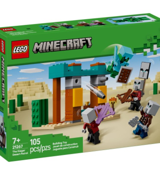 Конструктор LEGO Minecraft Пустельний патруль розбійника (21267)