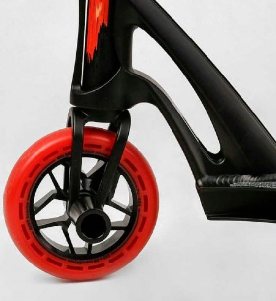 Самокат трюковий "Best Scooter" FEAR, SCS-система, ПЕГИ, алюмінієвий диск та дека, колеса PU, d=115 мм, ширина керма 58 см