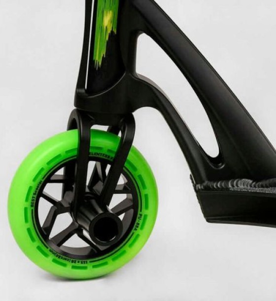Самокат трюковий "Best Scooter" FEAR, SCS-система, ПЕГИ, алюмінієвий диск та дека, колеса PU, d=115 мм, ширина керма 58 см
