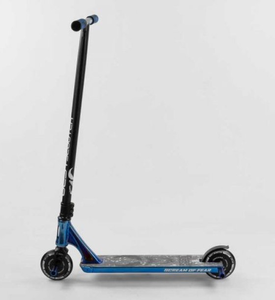 Самокат трюковый "Best Scooter SIMBIOTE" (HIC-система, ПЕГИ, алюминиевый диск и дека, колёса 120мм PU, ширина руля - 57 см)
