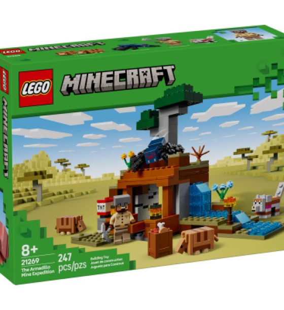 Конструктор LEGO Minecraft Шахтна експедиція Броненосець (21269)