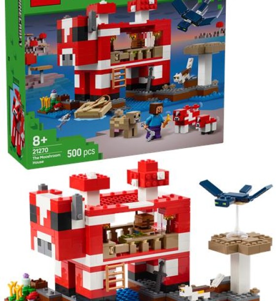 Конструктор LEGO Minecraft Грибний будинок (21270)