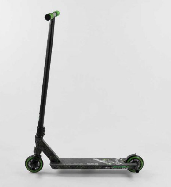Самокат трюковий "Best Scooter. CRASH" (HIC-система, ПЕГІ, алюмінієвий диск і дека, колеса 110 мм PU, ширина керма - 57 см, в коробці)