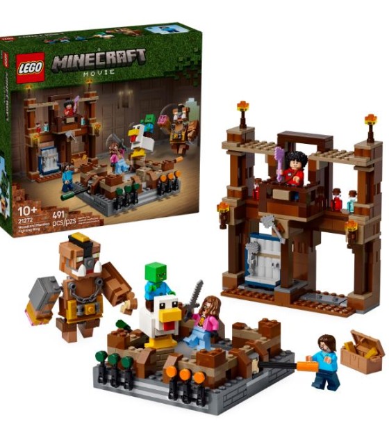 Конструктор LEGO Minecraft Бійцівський ринг у лісовому маєтку (21272)