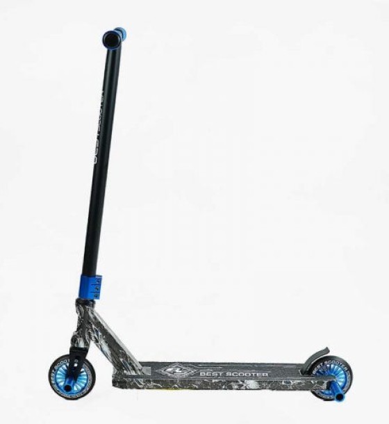 Самокат трюковий "Best Scooter" (HIC-система, ПЕГИ, алюмінієвий диск та дека з ПРИНТОМ, колеса PU, d = 110мм, ширина керма - 60 см)