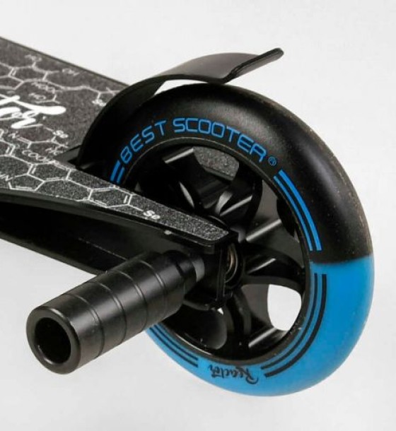 Самокат трюковий  "Best Scooter. Reactor" (HIC-система, ПЕГИ, алюмінієвий диск та дека, колеса PU, d=110 мм, ширина керма 55 см)
