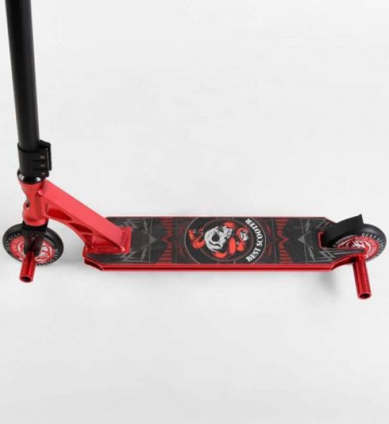 Самокат трюковий "Best Scooter" (HIC-система, ПЕГИ, алюмінієвий диск та дека, АНОДОВАНЕ ФАРБУВАННЯ, колеса PU, d = 110 мм, ширина керма - 60 см)