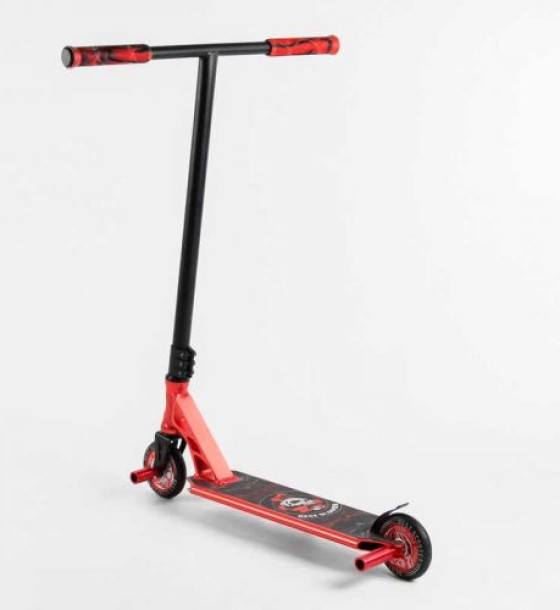 Самокат трюковий "Best Scooter" (HIC-система, ПЕГИ, алюмінієвий диск та дека, АНОДОВАНЕ ФАРБУВАННЯ, колеса PU, d = 110 мм, ширина керма - 60 см)