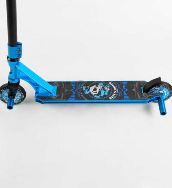 Самокат трюковий "Best Scooter" (HIC-система, ПЕГИ, алюмінієвий диск та дека, АНОДОВАНЕ ФАРБУВАННЯ, колеса PU, d = 110мм, ширина керма - 60 см)