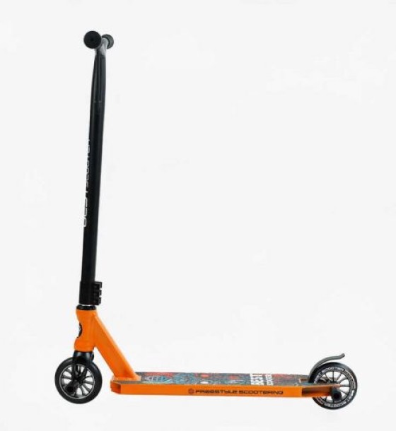 Самокат трюковий "Best Scooter" (HIC-система, Пегі, алюмінієвий диск і дека, колеса PU d-110мм, ширина керма - 52 см, висота - 83 см)