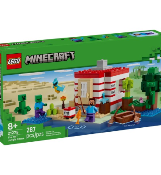 Конструктор LEGO Minecraft Будинок із вибухівки в джунглях (21275)