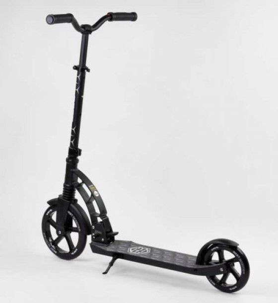 Самокат двоколісний "Best Scooter" (колеса PU, d переднього колеса - 23 см, d заднього колеса - 18 см, 1 амортизатор)