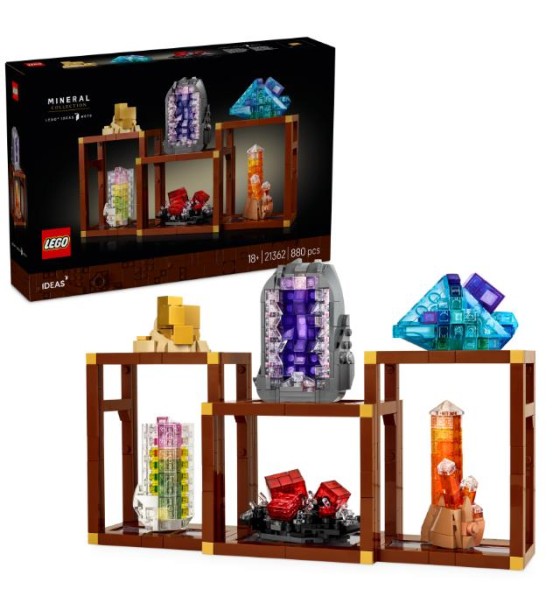 Конструктор LEGO Ideas Колекція мінералів (21362)