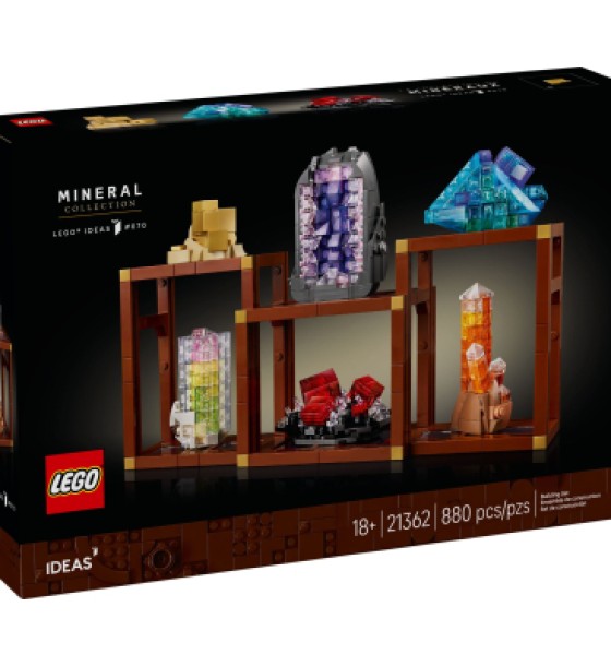 Конструктор LEGO Ideas Колекція мінералів (21362)