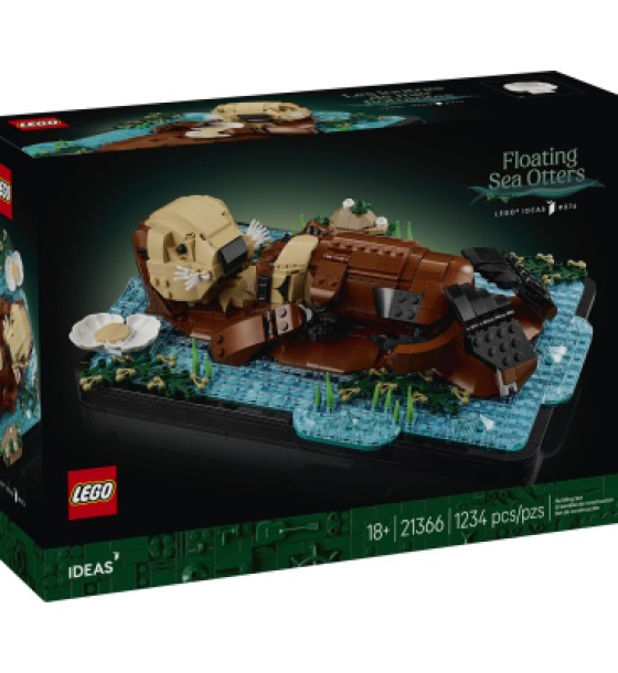 Конструктор LEGO Ideas Пливучі морські видри (21366)