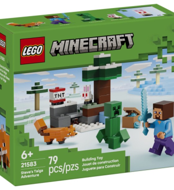 Конструктор LEGO Minecraft Пригоди Стіва в тайзі (21583)