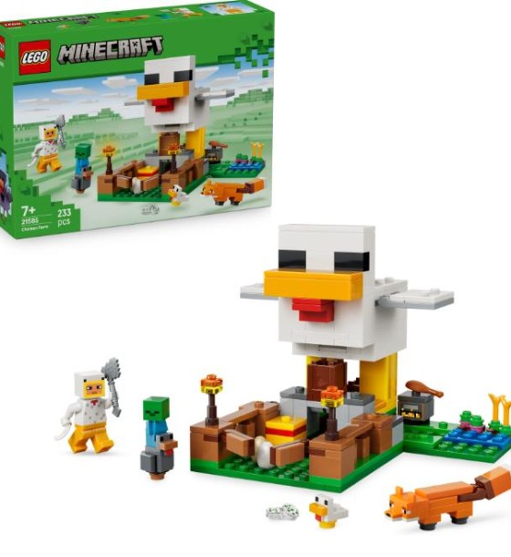 Конструктор LEGO Minecraft Куряча ферма (21585)