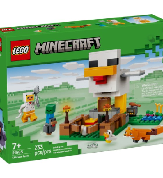 Конструктор LEGO Minecraft Куряча ферма (21585)