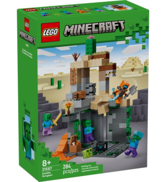 Конструктор LEGO Minecraft Підземелля зомбі (21587)
