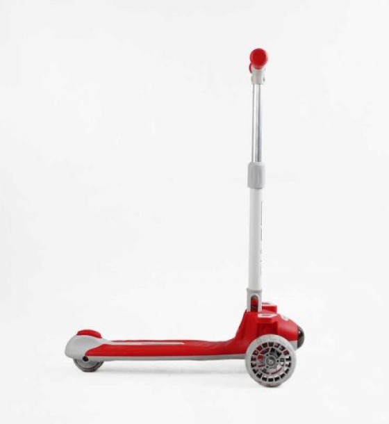 Самокат триколісний Skyper BS-10360 (8) колеса PU 125х40мм зі світлом, музика та підсвічування платформи, кермо складне, в пакеті