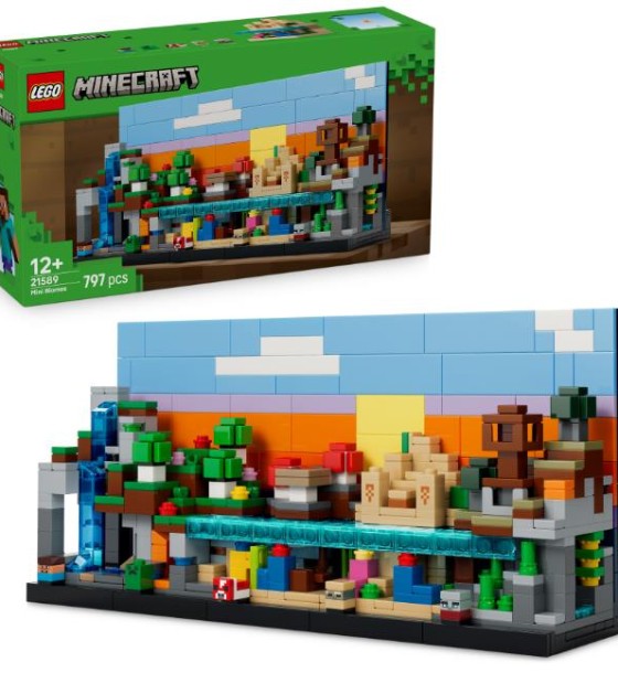 Конструктор LEGO Minecraft Мінібіоми (21589)