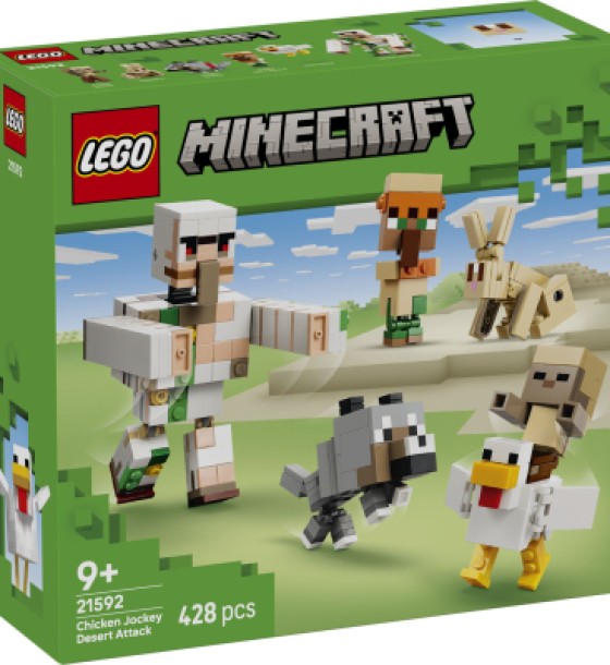 Конструктор LEGO Minecraft Курячий Жокей: атака в пустелі (21592)