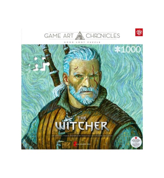 Пазл GoodLoot The Witcher Geralt of Rivia & Vincent van Gogh 1000 ел. (5908305247548)