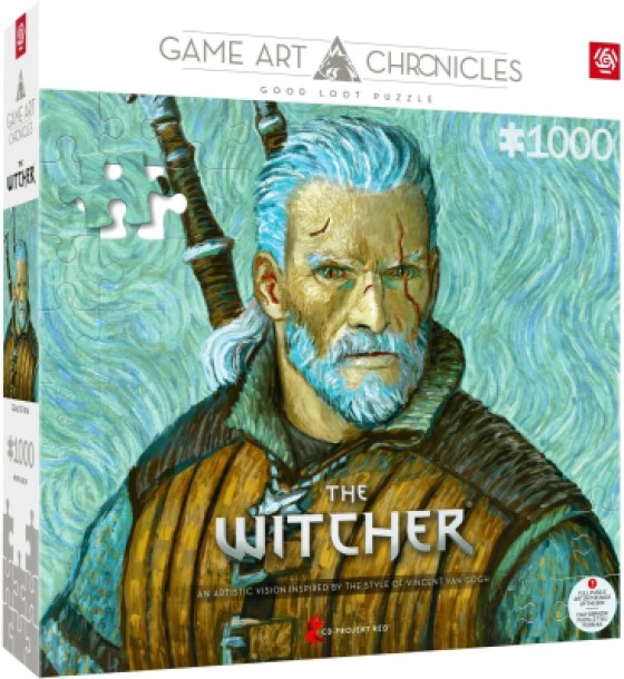 Пазл GoodLoot The Witcher Geralt of Rivia & Vincent van Gogh 1000 ел. (5908305247548)