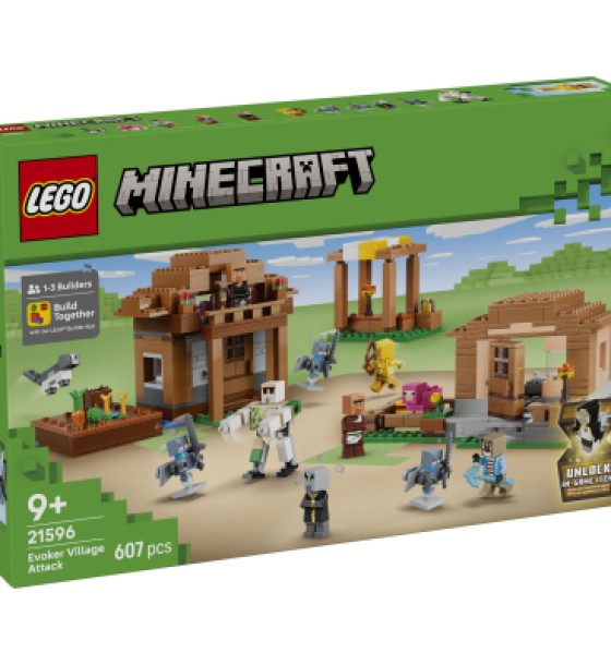 Конструктор LEGO Minecraft Напад викликача на село (21596)
