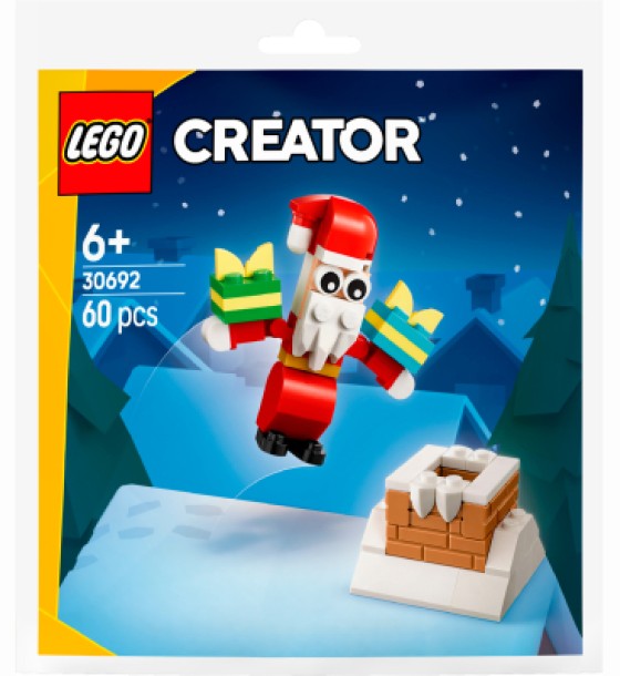 Конструктор LEGO recruitment Creator Різдвяні забави з димарем із Сантою (30692)