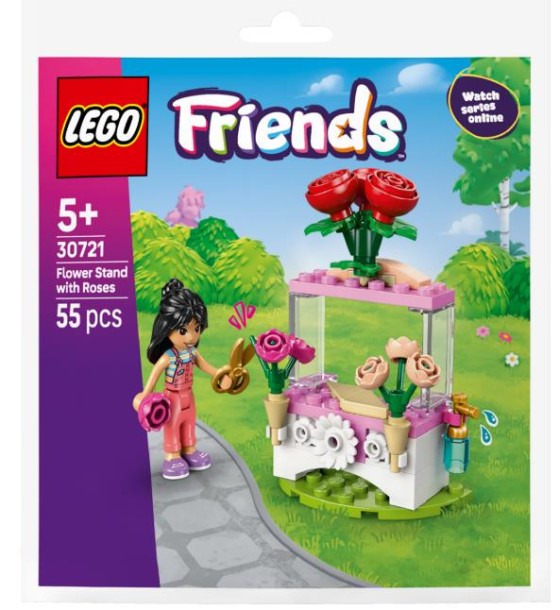 Конструктор LEGO Friends Квітковий кіоск із трояндами (30721)