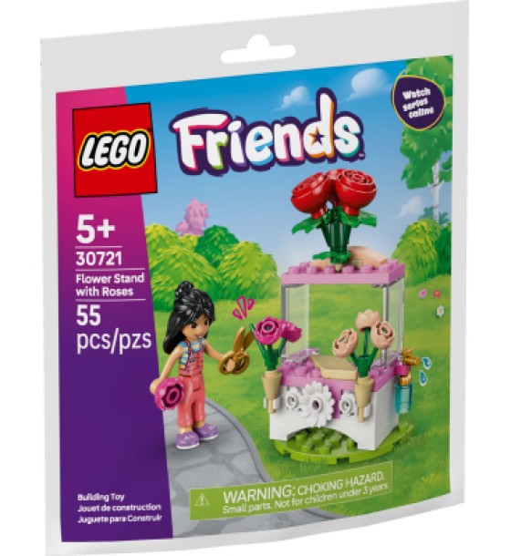 Конструктор LEGO Friends Квітковий кіоск із трояндами (30721)