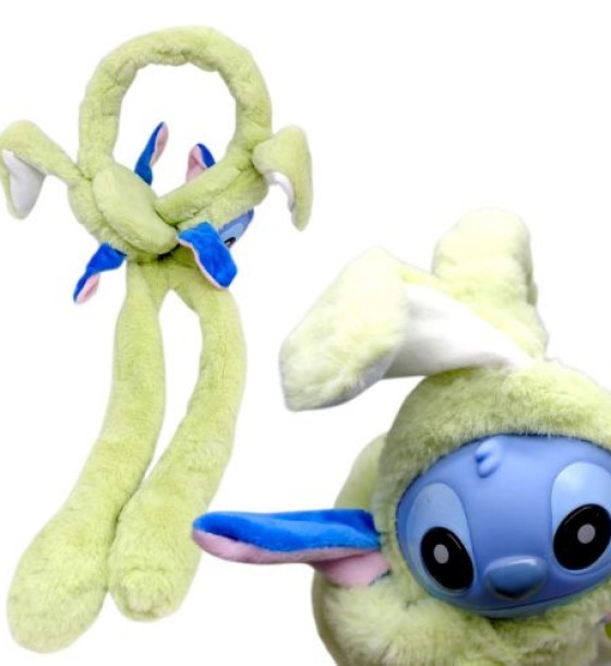 М’які вушка "STITCH / СТІЧ" для дітей (ЗЕЛЕНИЙ)