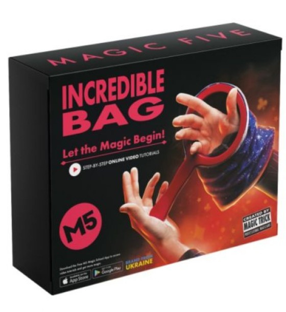 Пристрій для демонстрації фокусів і трюків в ігровій формі "Magic Five. Incredible Bag"