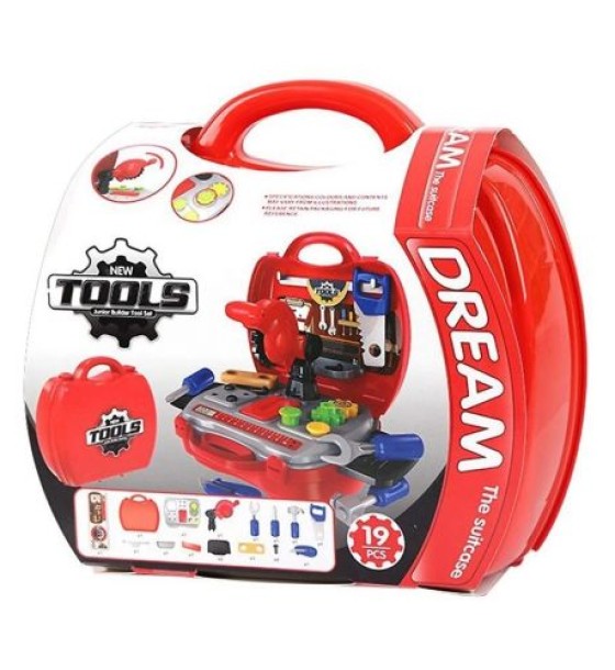Набір інструментів у валізі "Junior Builder Tool Set" (19 дет)