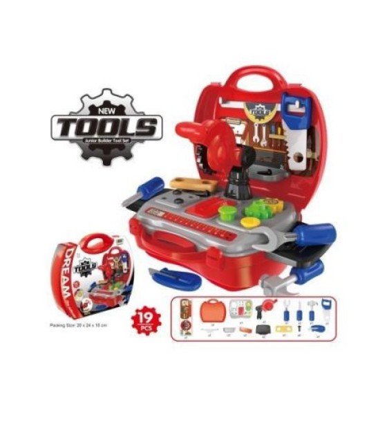 Набір інструментів у валізі "Junior Builder Tool Set" (19 дет)