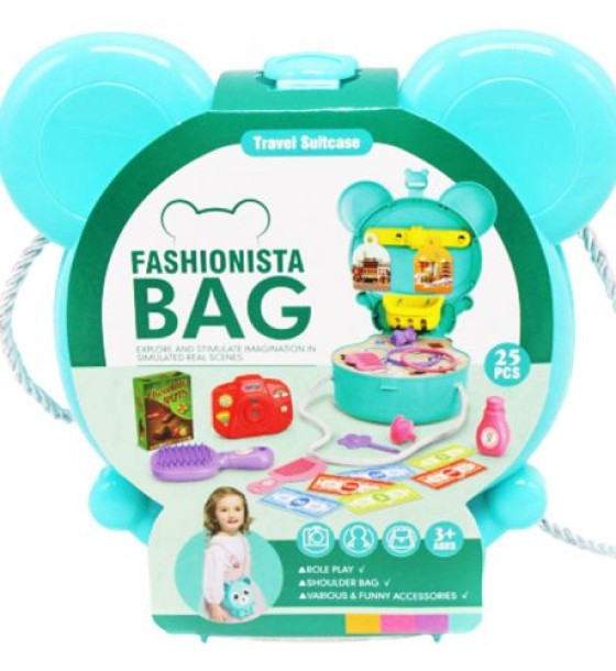 Ігровий набір "Fashionista Bag" (бірюзовий)