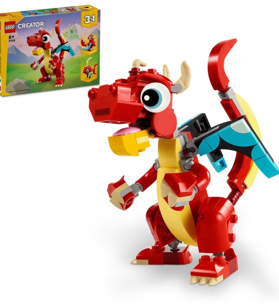 Конструктор LEGO Creator Червоний Дракон 149 деталей (31145)
