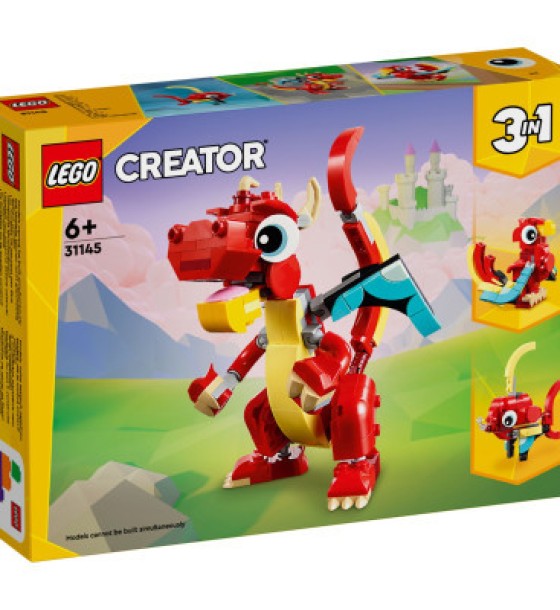 Конструктор LEGO Creator Червоний Дракон 149 деталей (31145)