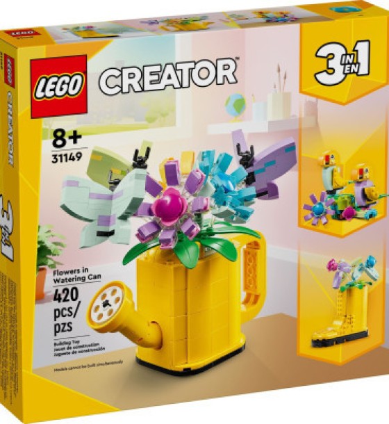 Конструктор LEGO Creator Квіти в лійці 420 деталей (31149)